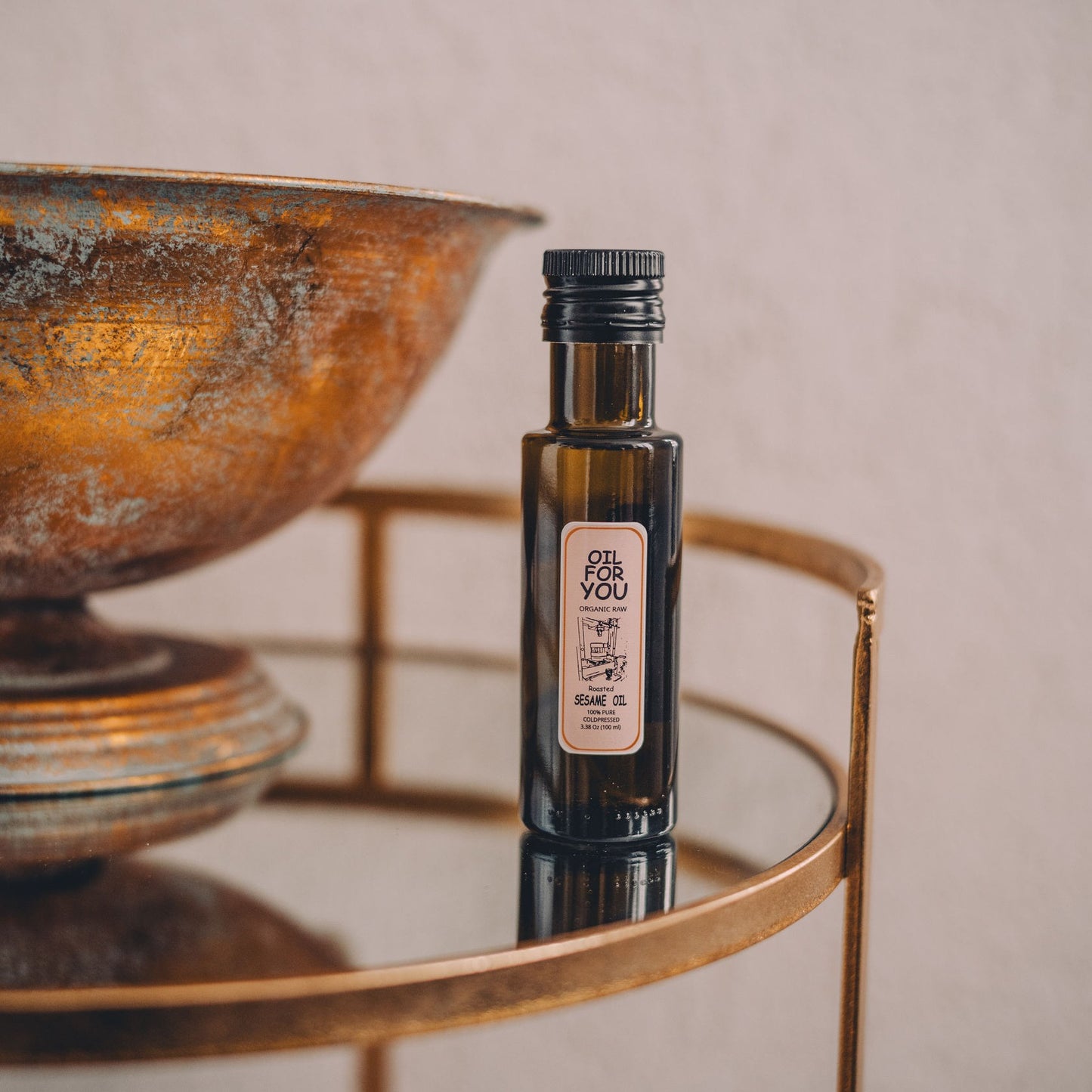 Grauzdētu sezamu sēklu eļļa