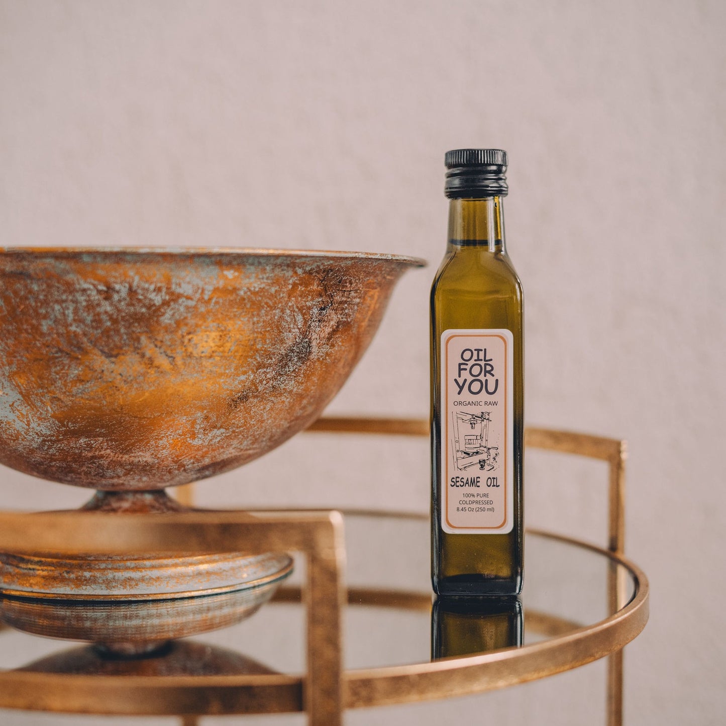 Grauzdētu sezamu sēklu eļļa