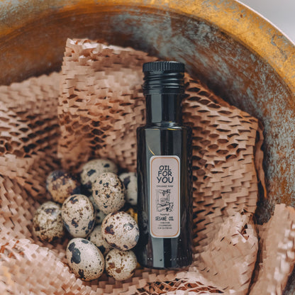 Grauzdētu sezamu sēklu eļļa